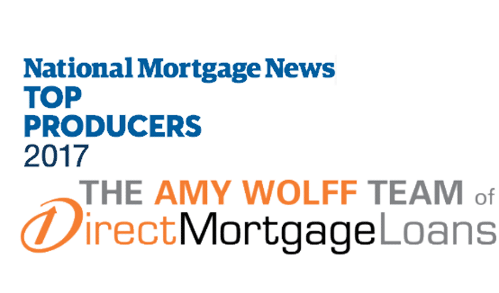 National mortgage news top producers 2017 the Amy Wolff team