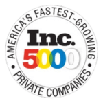 Inc 5000. America's Fastest Growing Private Companies Logo