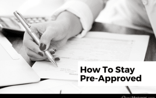 How To Stay Pre-Approved