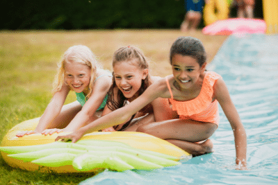 slip n slide outdoors