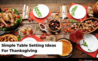 Simple Table Setting Ideas For Thanksgiving