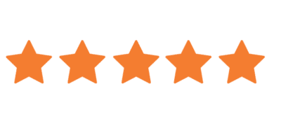 5 Orange Stars 5 Stars Graphic