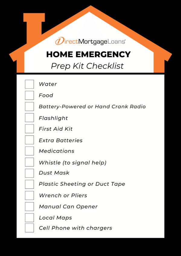 Home Emergency Prep Kit Checklist: How To Prepare for A Hurricane Checklist