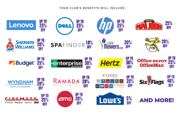 White background with logos