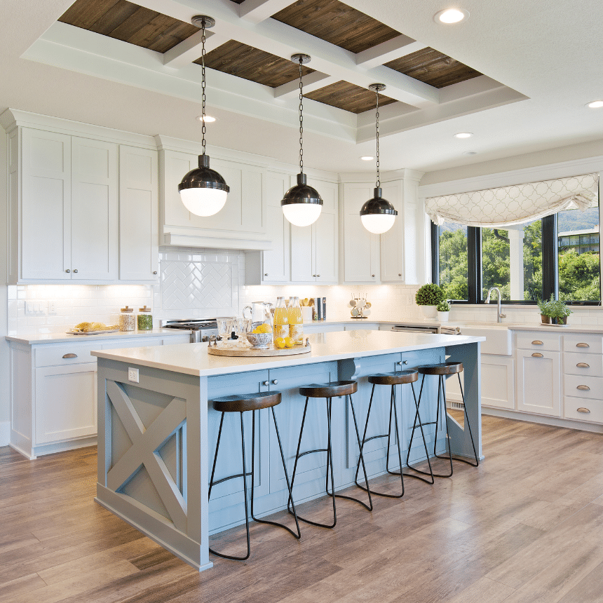 6 white classic kitchen