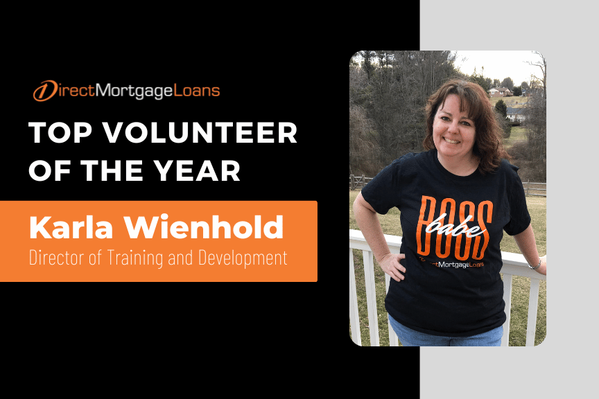 Direct mortgage loans volunteer of the year