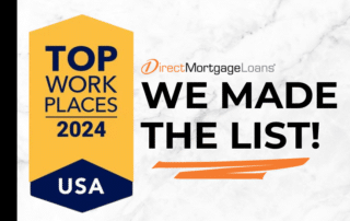 Direct Mortgage Loans Awarded Top Workplaces USA 2024