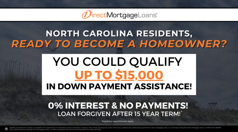 First Time Home Buyer NC Down Payment Assistance 
